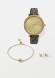 Michael Kors - set montre - marron
