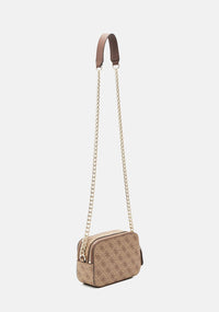 Guess - Noelle crossbody bag - Latte/ brown