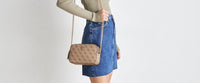 Guess - Noelle crossbody bag - Latte/ brown