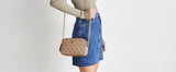 Guess - Noelle crossbody bag - Latte/ brown