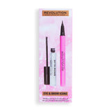 Makeup Revolution - eye & brow Icons coffret