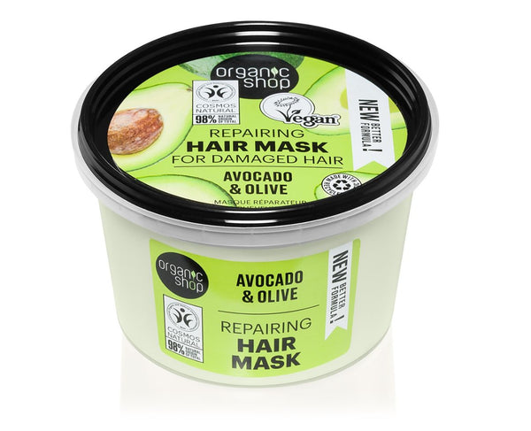 Boutique bio - masque capillaire - Avocat & olive