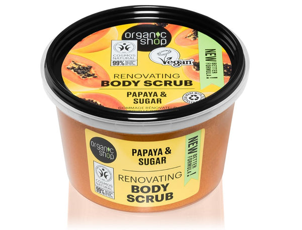 Boutique bio - gommage - Papaye & sucre